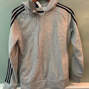 Unworn Adidas 3 Stripe Essentials Hoodie Size M